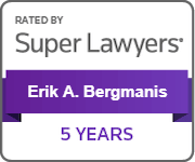 Rated by Super Lawyers, Eric A. Bergmanis, 5 Years